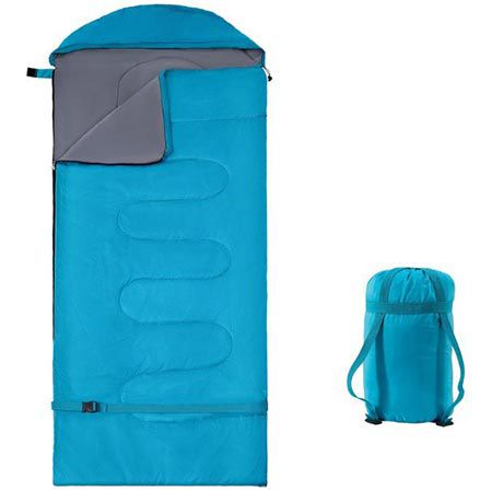 cotinse kinderschlafsack camping 150+30x75cm für 19,99 statt 40