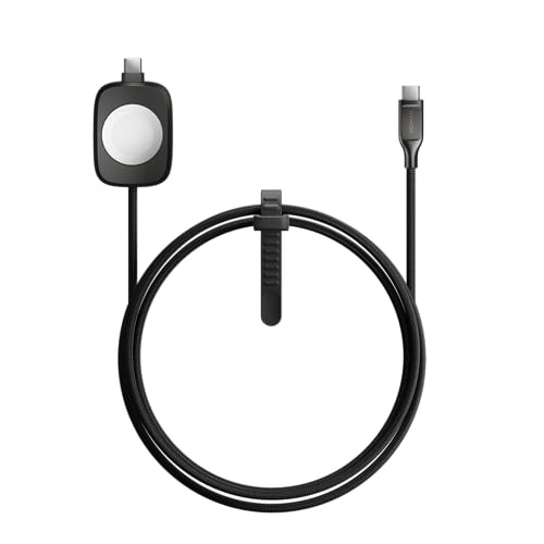 nomad universalkabel für apple watch 1,5 m kevlar schwarz