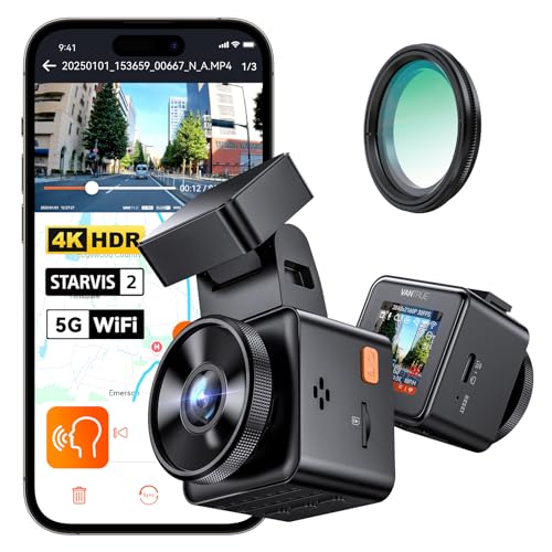 4K dashcam mit HDR und starvis, vantrue E1 pro
