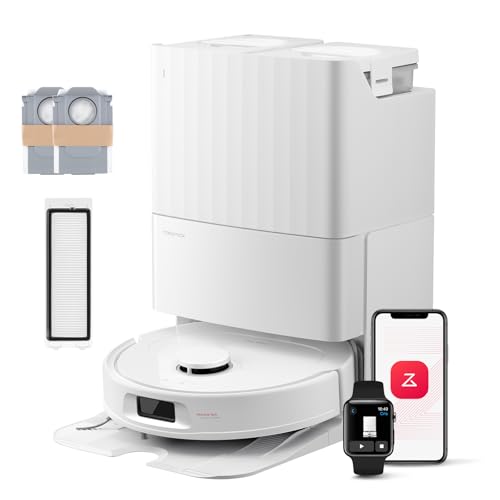 roborock QV 35S roborock Saugroboter mit Wischfunktion, 10.000 Pa Saugkraft, intelligentes Hindernisvermeidung