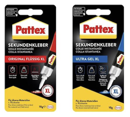 pattex sekundenkleber flüssig und ultra gel für 6,74 euro statt 12 euro