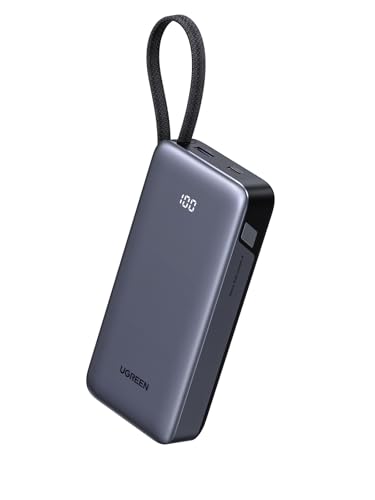 ugreen power bank 20000mAh 45W schnellladen USB-C Kabel kompatibel mit iPhone 17 16 Galaxy S25