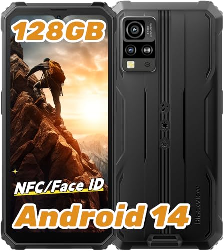 blackview bv4800 pro outdoor handy android 14, 12gb+128gb, ip69k, 16mp, nfc, gps