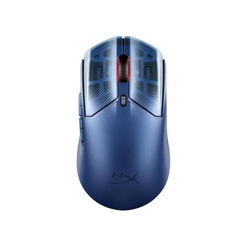 HyperX Pulsefire Haste 2 S Wireless Gaming-Maus Blau, 26K DPI, 120h Akku, 64g