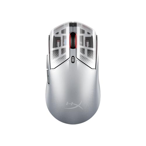 hyperx pulsefire haste 2 s gaming-maus kabellos 26k sensor 120 h akku 64 g magnesium