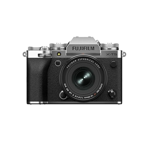 fujifilm x-t5 silber mit xf16-50mm objektiv