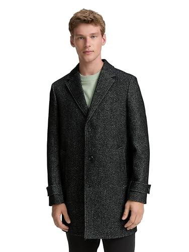 TOM TAILOR Herren Wollmantel Reverskragen, Größen S-3XL, 69,99 Euro