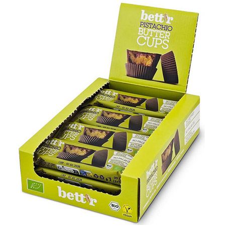 Produktbild: Bettr Bio Pistaziencreme Butter Cups 12er Pack, 230g, ab 22,97
