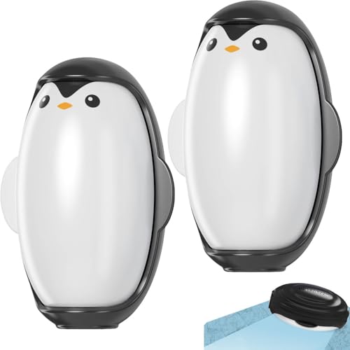 fusselrolle wiederverwendbar 2 stück, pinguin fusselentferner für tierhaare, schwarz