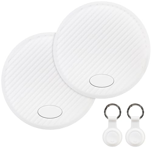 gps-locator 2er set smart air tracker tag weiß, bluetooth-locator für apple ios 14.5+