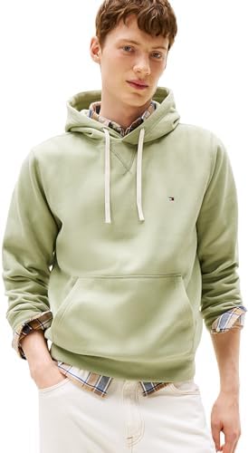Produktbild: Tommy Hilfiger Hoodie Herren Fleece Bauchtasche Grün (Earth Sage) XXL