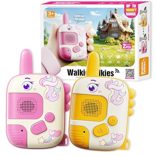 Produktbild: DQMOON einhorn walkie talkies geschenke für mädchen ab 3 jahre spielzeug geburtstag weihnachten