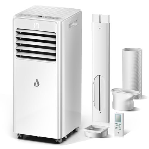 mobile klimaanlage 4-in-1 9000 BTU kühlung entfeuchtung fernbedienung 90m