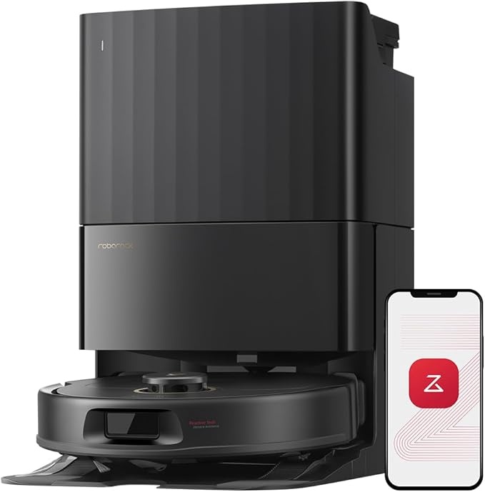 saugroboter robosrock qrevo s5v mit wischfunktion, leise und effizient