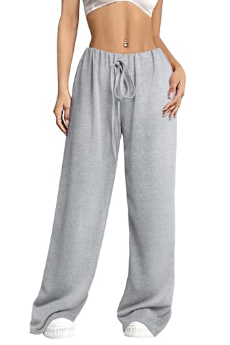 Produktbild: gestreifte pyjamahose damen von nanyuaya, lange schlafanzughose, baumwolle, kordelzug