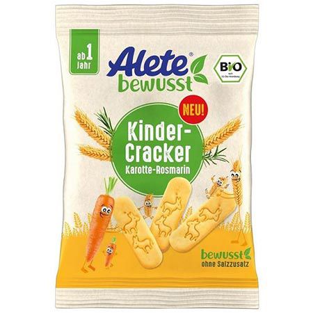 alete bio kinder-cracker 10er pack karotten rosmarin ab 5,85 statt 9