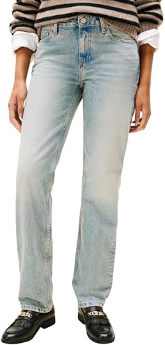 Tommy Hilfiger Damen Jeans Kyle Classic Straight Mid Waist Größe 33W/28L