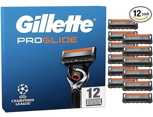 Produktbild: gillette proglide 12x ersatzklingen für 36,99 euro, 3 euro pro stück