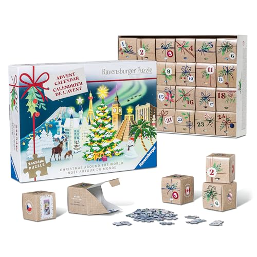 ravensburger puzzle adventskalender weihnachtspuzzle 54 teile 12004246-24