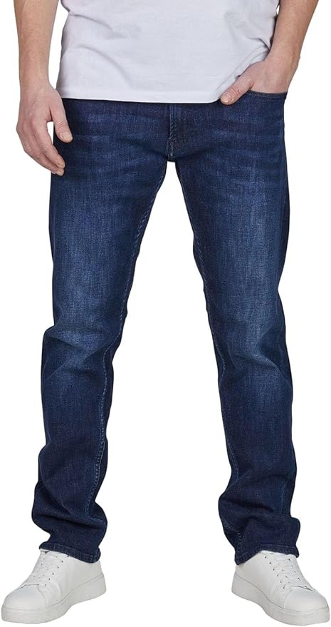 Produktbild: Replay Herren Jeans Grover Stretch Straight Fit 30W 30L Dark Blue Denim