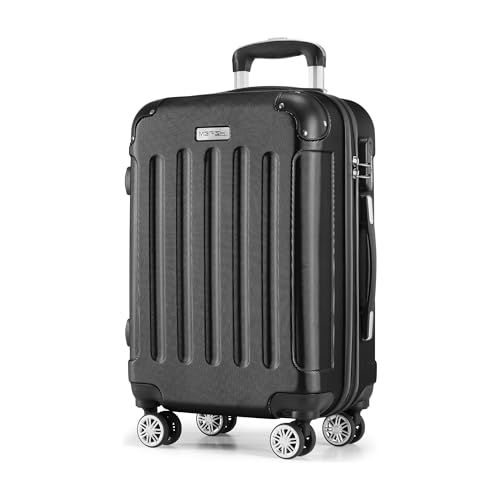 merish reisekoffer kofferset 3-tlg trolleys hartschale 9 farben anthrazit