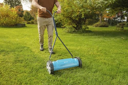 gardena classic spindelmäher 400, handmäher, rasenpflege, umweltfreundlich