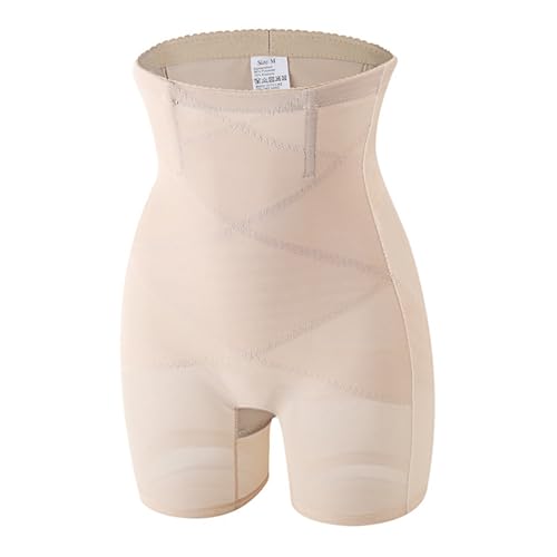 cutitiiu bauchkontrolle body shaper shorts high waisted leggings mit kordelzug hautfarbe, L