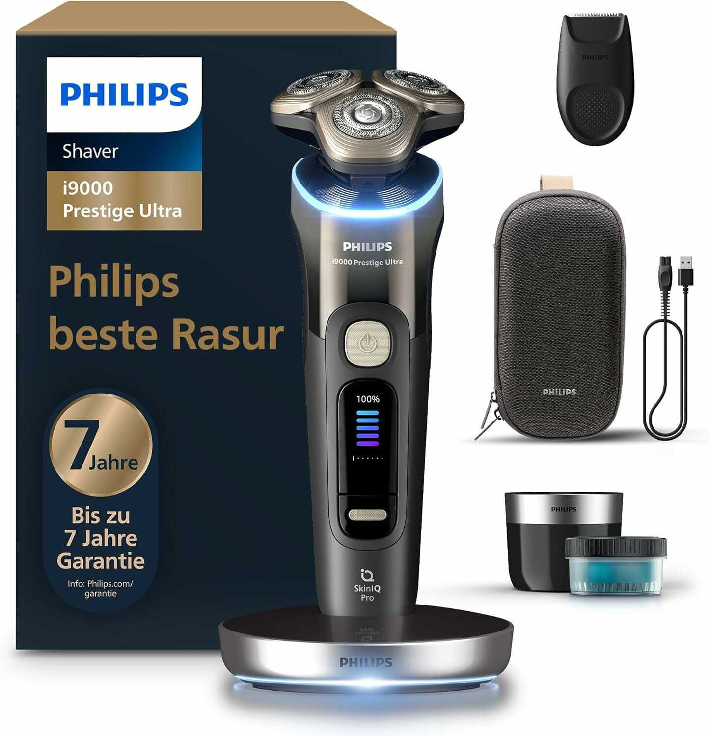 philips rasierer i9000 prestige ultra für präzise und sanfte Rasur