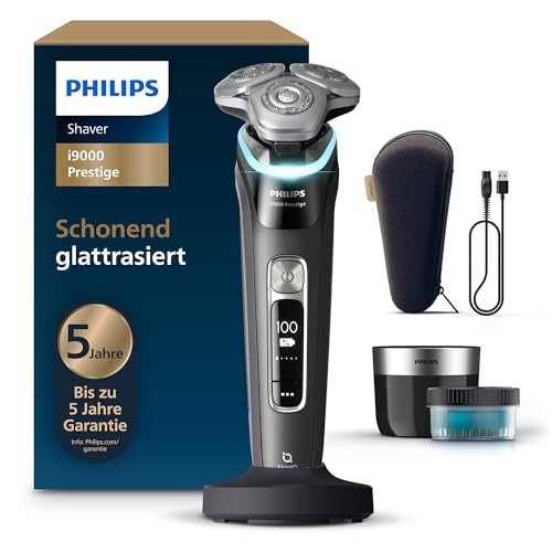 Philips i9000 Prestige XP9207/30 elektrischer Nass- & Trockenrasierer mit Trimmer