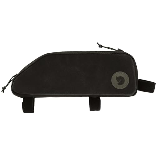 Fjällräven Hoja Top Tube Bag Unisex, Black, 0,8L Fahrrad-Rahmentasche