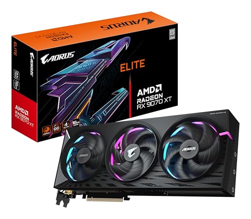gigabyte aorus radeon rx 9070 grafikkarte 16 gb gddr6, 3x hdmi, gv-r9070xtaorus-e-16gd