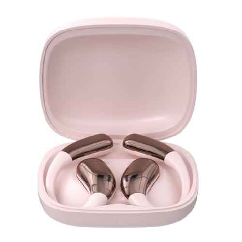 pkkp m75 übersetzer kopfhörer, bluetooth earbuds mit 144 sprachübersetzungen rosa