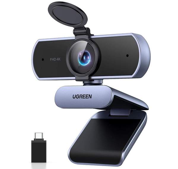 ugreen uhd webcam mit mikrofon und objektivabdeckung für 45,59 euro