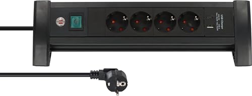 brennenstuhl steckdosenleiste 4-fach mit usb c pd 30w und usb a 18w 1,8m kabel