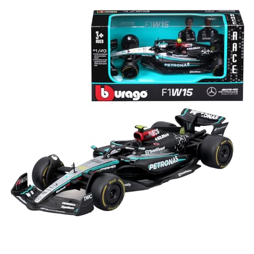 Bburago Modellautos Mercedes AMG Petronas W15 und Red Bull RB18 1:43