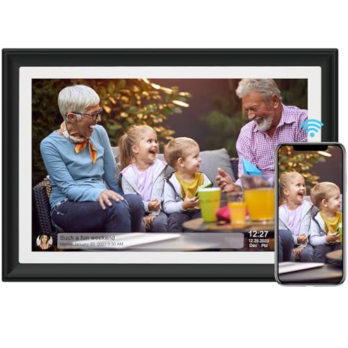 digitaler bilderrahmen 10,1 zoll wlan 32 gb hd touchscreen fotos videos sd usb