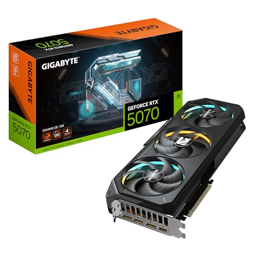 gigabyte geforce rtx 5070 gaming oc 12 gb, dlss 4, gv-n5070gaming oc-12gd