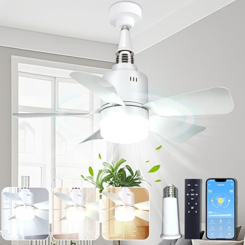 pkkp deckenventilator mit beleuchtung, 72 w, fernbedienung, dimmbar, weiß