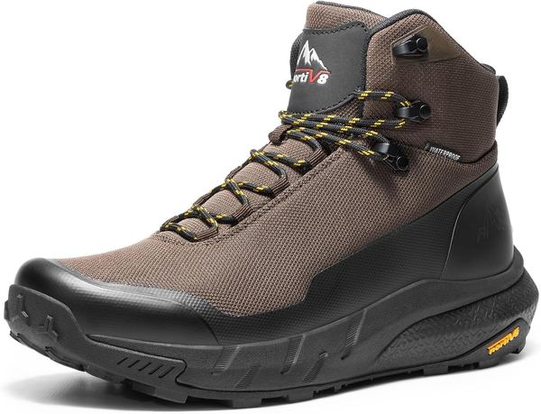NORTIV 8 Herren Mid wasserdichte Wanderschuhe HydroTrek, Gr. 39,5-48, 4 Farben