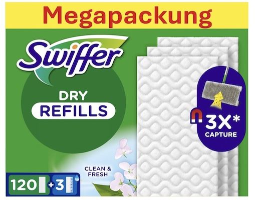 Swiffer Bodenwischer Nachfüllpackung - 14,99 (statt 20)