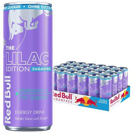 red bull energy drink lilac edition zero 24er pack, 0,89 pro dose, ab 21,37