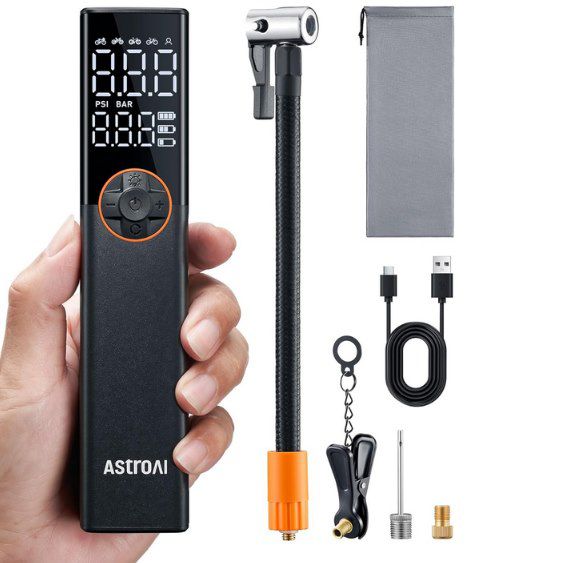 astroai l8 luftpumpe elektrisch bis 10 bar für 17,61 euro statt 25 euro