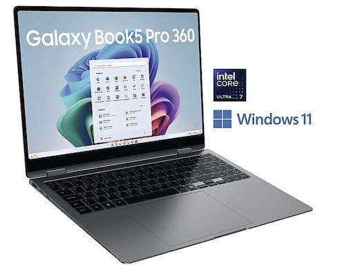 samsung galaxy book5 pro 360 2-in-1-laptop 16 gb ram 512 gb ssd 1.450 