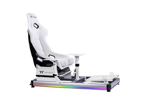 Produktbild: thermaltake gf500 flight simulator cockpit, realistischer pilotensitz, rgb, bis 120 kg