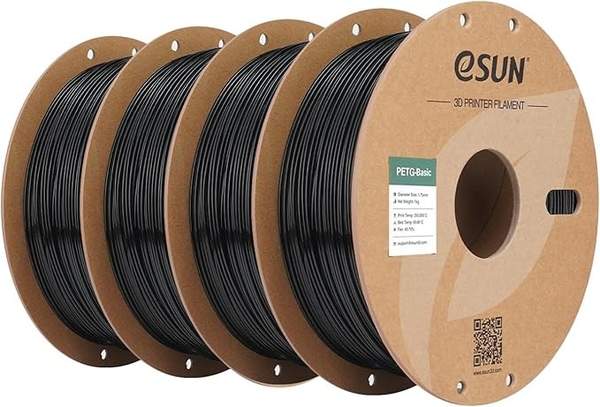 eSUN PETG Basic Filament Schwarz 4 KG - Frühlingsangebot