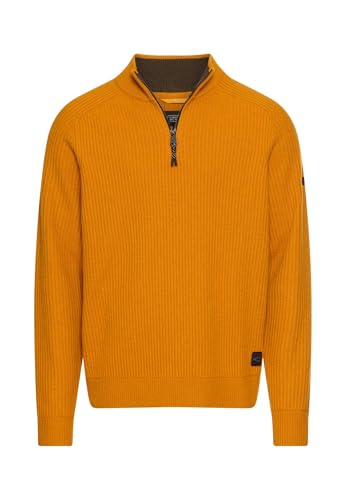 camel active Herren strick troyer aus lammwolle gelb, größe xl