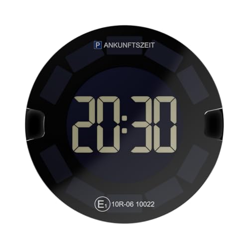 ooono p-disc 3 elektronische parkscheibe solar für auto, solarbetrieben