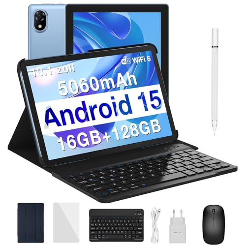 doogee u10 tablet 10 zoll android 15 16gb ram 128gb rom wifi 6 mit tastatur und stift