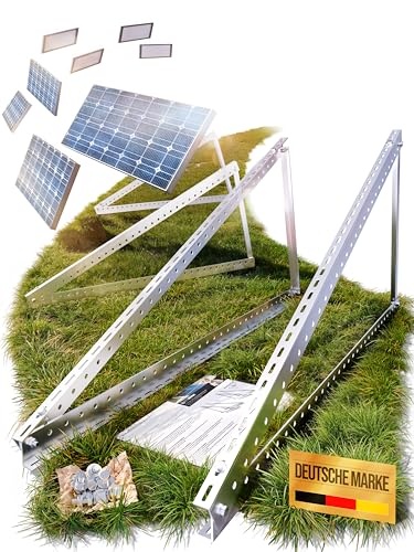 balkonkraftwerk halterung 4x 118cm aluminiumprofil 3mm stabil