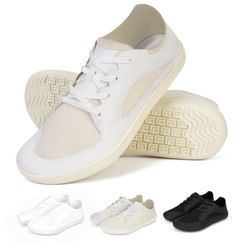 bibHoly barfußschuhe damen herren minimalistische sneakers mit weit zehenbox und zero-drop sohle